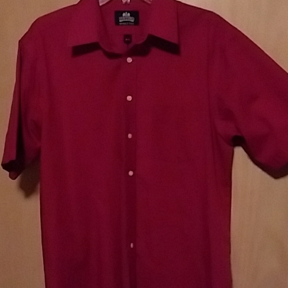 Stafford mens wrinkle free short sleeve shirt nwot - Picture 3 of 3